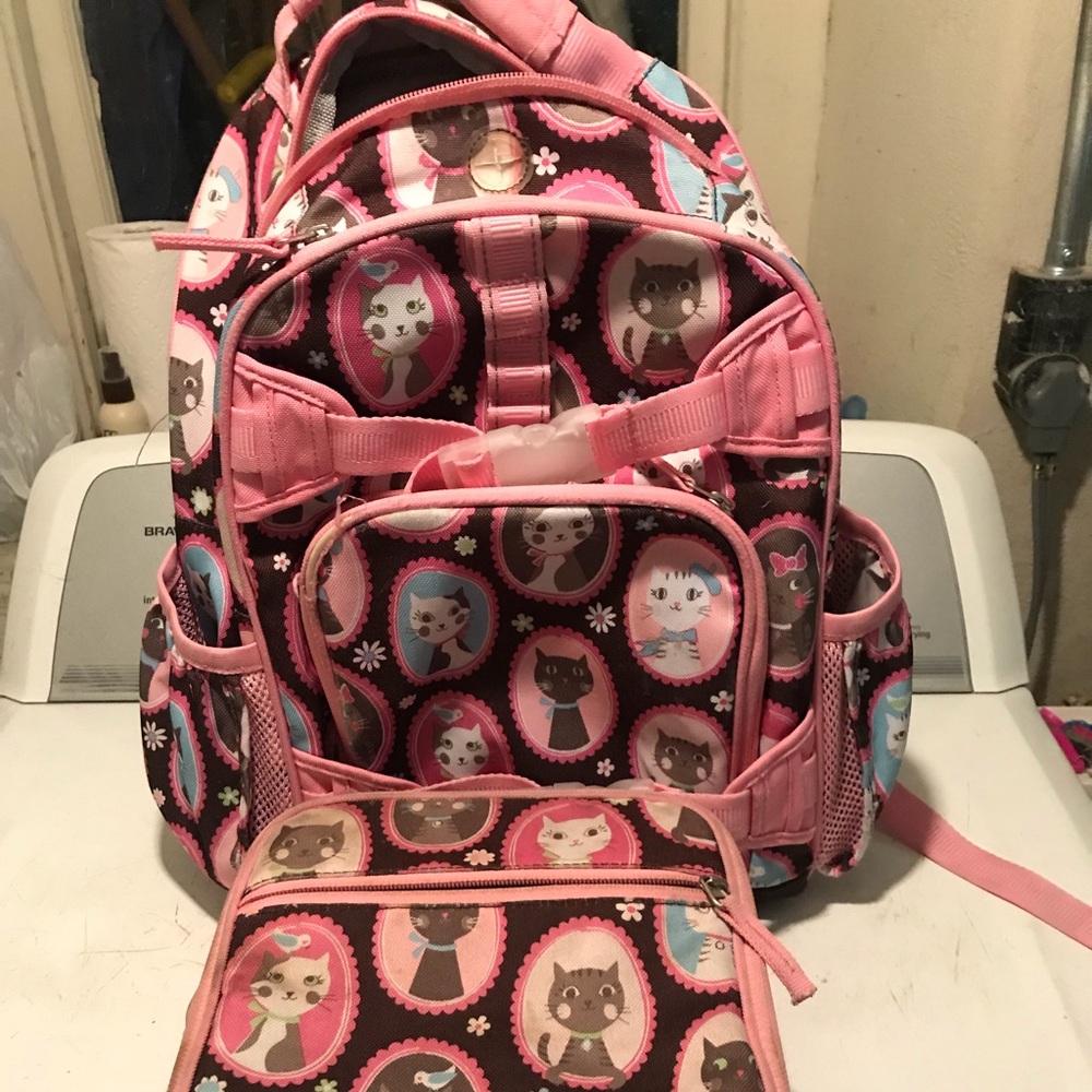 Pottery barn kids small backpack and lunch box